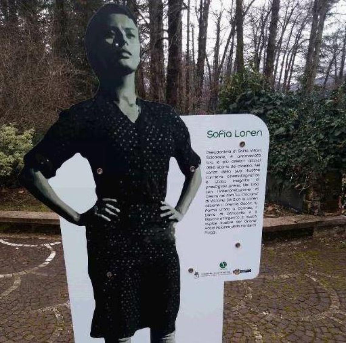 Fiuggi, ospiti illustri: sagome lungo le strade per celebrarli