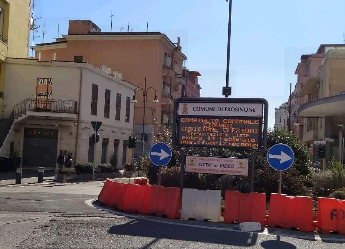 Frosinone, in arrivo il restyling per i tabelloni "Informacittà"