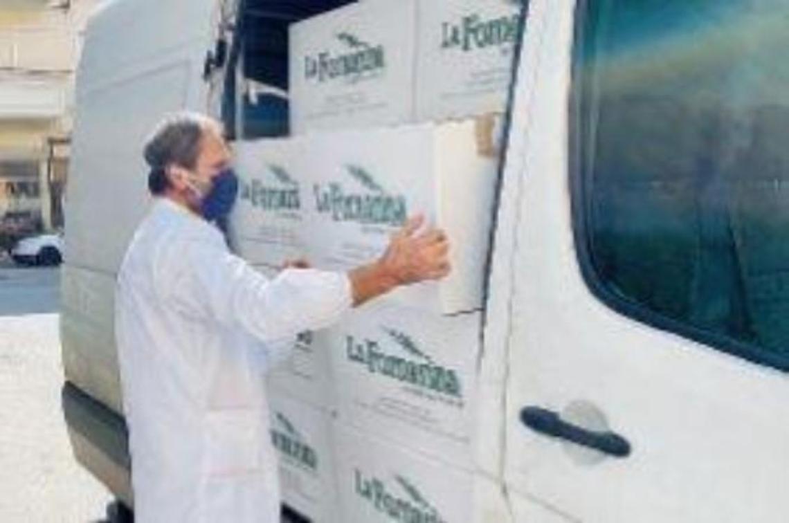 Coronavirus, le colombe della Fornarina nelle case dei più bisognosi