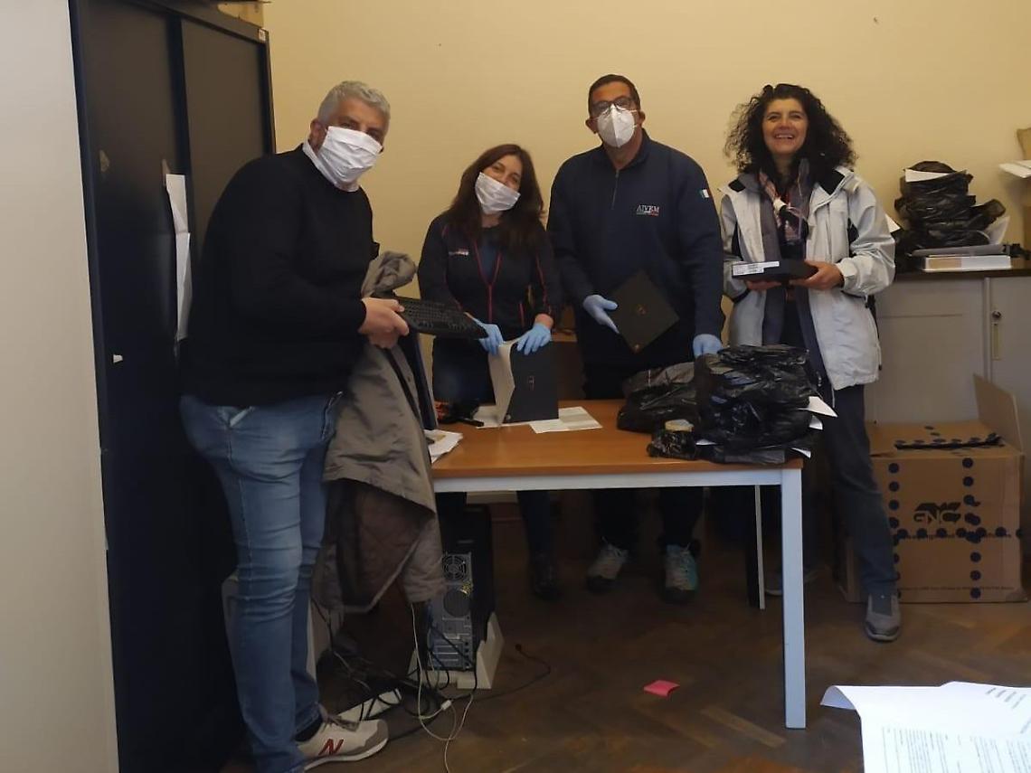 Covid-19 Fiuggi, l'Alberghiero primo istituto in provincia per la consegna di tablet