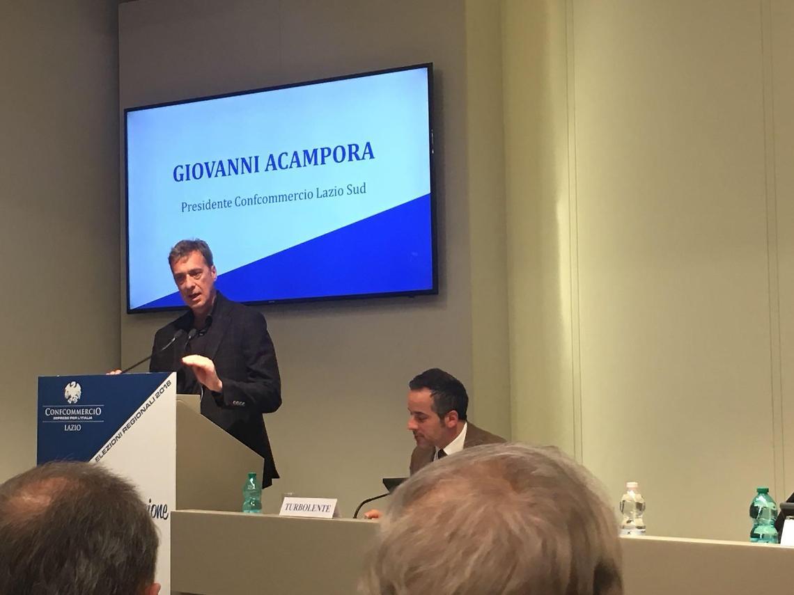 Confcommercio Lazio e Fase 2, Acampora: riapertura attività in massima sicurezza
