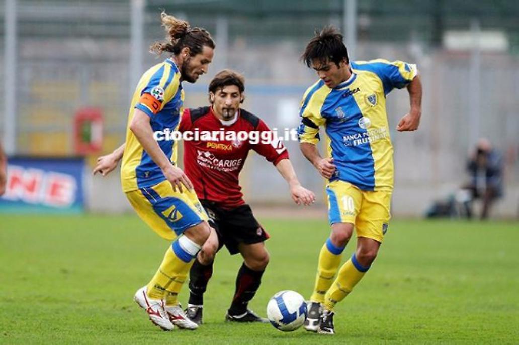 Mattia Biso con un altro grande ex giallazzurro: Eder
