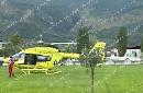 Incidente per un motociclista: arriva l'eliambulanza
