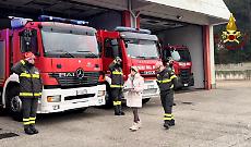 Silvio Malatesta ricordato dal Comando dei Vigili del Fuoco di Frosinone