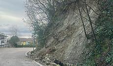 Smottamento sulla provinciale 18 Torrice-Scannacapre