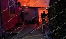 Caldaia a biomassa in fiamme, esplode l'incendio