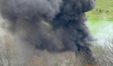 Capannone in fiamme. Muoiono ottanta bovini