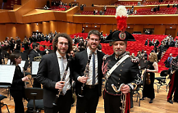 Luca e il sogno della banda dell'Arma dei carabinieri