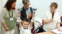 Giochi matematici, il piccolo Edoardo sale sul podio