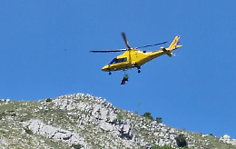 Trovato l'uomo caduto con il parapendio