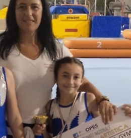 La ginnasta Dafne Maria Di Rezza stupisce ancora. E va sul podio