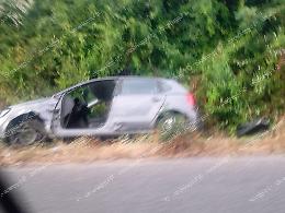 Incidente tra due auto sulla Casilina, in località Amasona
