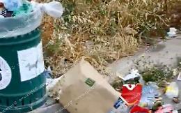Rifiuti e sporcizia intorno al Casaleno 