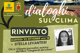Legambiente, rinviato l'incontro con Stella Levantesi