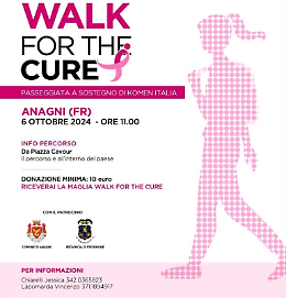 “Walk for the cure”, una camminata in rosa contro i tumori al seno