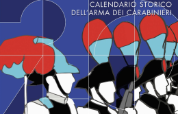 Presentato il calendario dei carabinieri 2025