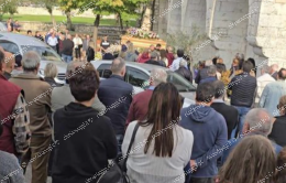 Muore sul posto di lavoro. Colleghi in divisa per l’addio a Giuseppe