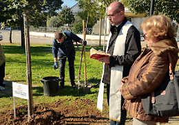 Piantumato l'albero in ricordo delle vittime del Covid-19