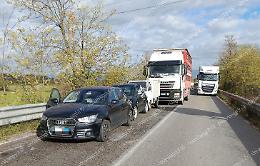 Tamponamento a catena sulla Monti Lepini. Traffico in tilt