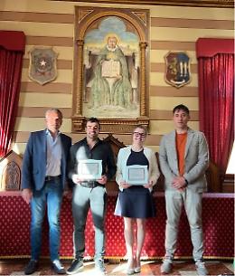 Cittadinanza onoraria al campione Edwin Coratti