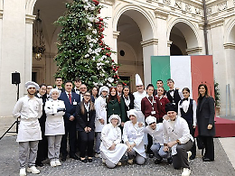 Studenti ciociari accolti dalla Meloni a Palazzo Chigi