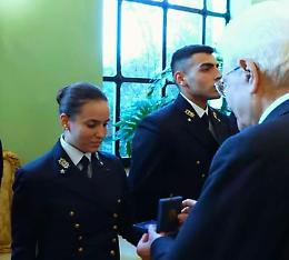 L'ex studentessa del Tulliano Helèna Rita Meta premiata dal presidente Mattarella