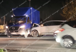 Scontro tra auto e camion sulla Monti Lepini