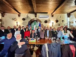 Affollato brindisi tra “fratelli”. Riflettori sul futuro del territorio