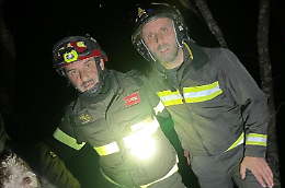 Si incammina in un sentiero ma perde l'orientamento. Messo in salvo dai vigili del fuoco 