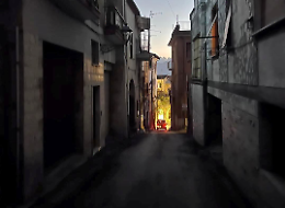 Illuminazione ko in molte strade della parte vecchia