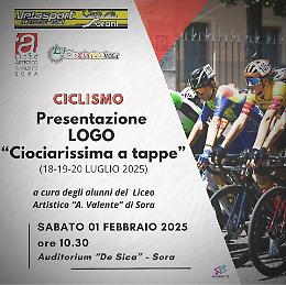 All'Auditorium "De Sica" di Sora la presentazione della "Ciociarissima a tappe"