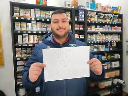 A Supino vinti 100.000 euro al 10 e Lotto: la fortuna bacia la "Tabaccheria del Centro" 