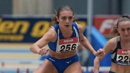 Succo sul tetto mondiale nei 60 hs: è grandItalia nell'atletica femminile 