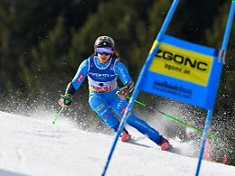 Brignone oro nel gigante mondiale di Saalbach