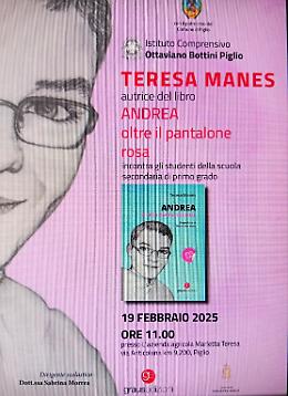 Oltre il pantalone rosa. L'incontro fra la scrittrice Teresa Manes e gli studenti