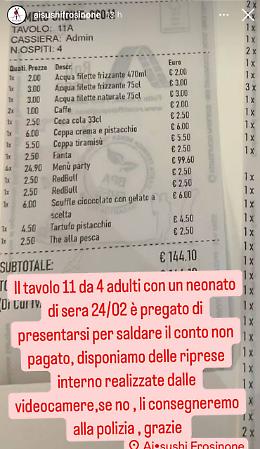 Spariscono senza saldare il conto: al ristorante nessuno si è fatto vivo