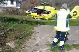 Cade da una pianta: trasportato a Roma in eliambulanza