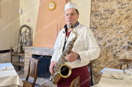 Plinio, lo chef con la passione per il sax