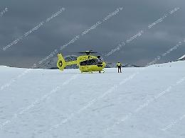 Una donna cade sulle piste: arriva l'eliambulanza