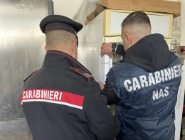 Sicurezza alimentare, i NAS sequestrano 160 kg di alimenti in due locali