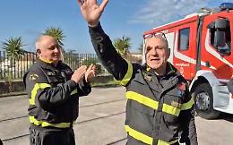 Vigili del fuoco, il capo reparto Massimo Cellini va in pensione 