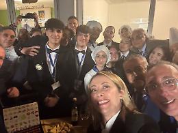 Gli studenti dell'alberghiero di Ceccano conquistano Giorgia Meloni