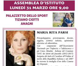 Maria Rita Parsi incontra gli studenti ciociari