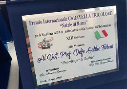Alla memoria del Prof. Delfo Galileo Faroni il Premio Caravella Tricolore