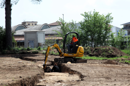 Uno scheletro nel cantiere