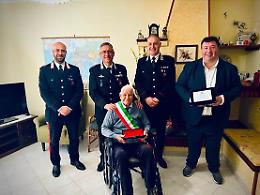 Grande festa per i centouno anni dell’appuntato dei carabinieri Ruggiero Filippo