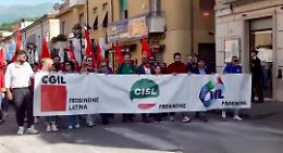 Primo maggio, in migliaia a Isola del Liri per la festa dei lavoratori 