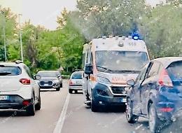 Incidente sulla Casilina. Soccorsi sul posto 