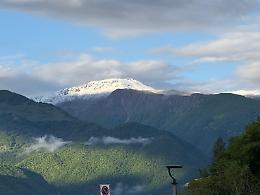 Neve a maggio sul Monte Meta