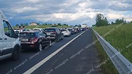 Incidente in autostrada. Ferite quattro persone, tra cui due bambini